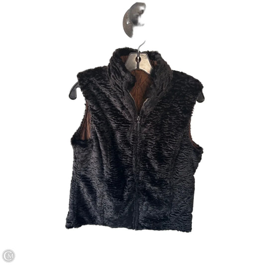 Vest Fleece By Clothes Mentor In Black, Size: M