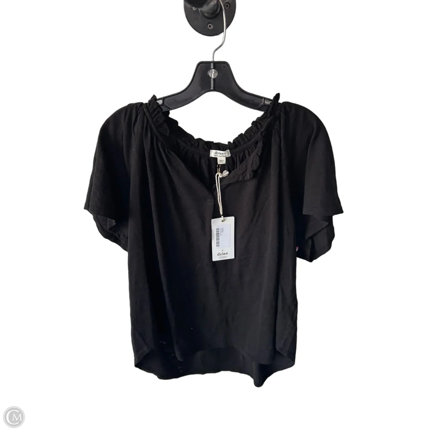 Top Short Sleeve By Dylan In Black, Size: Xxl