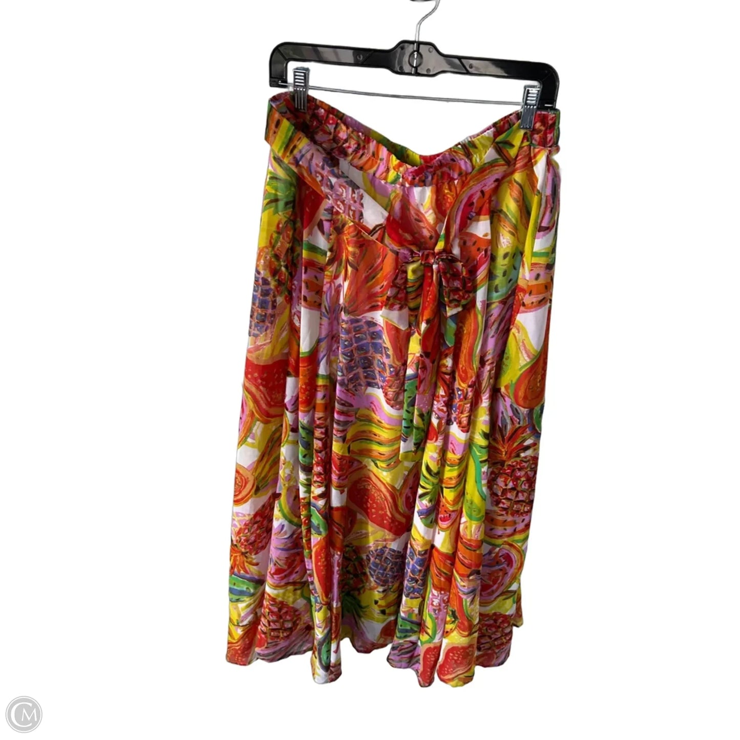 Skirt Maxi By Clothes Mentor In Orange & Yellow, Size: 16