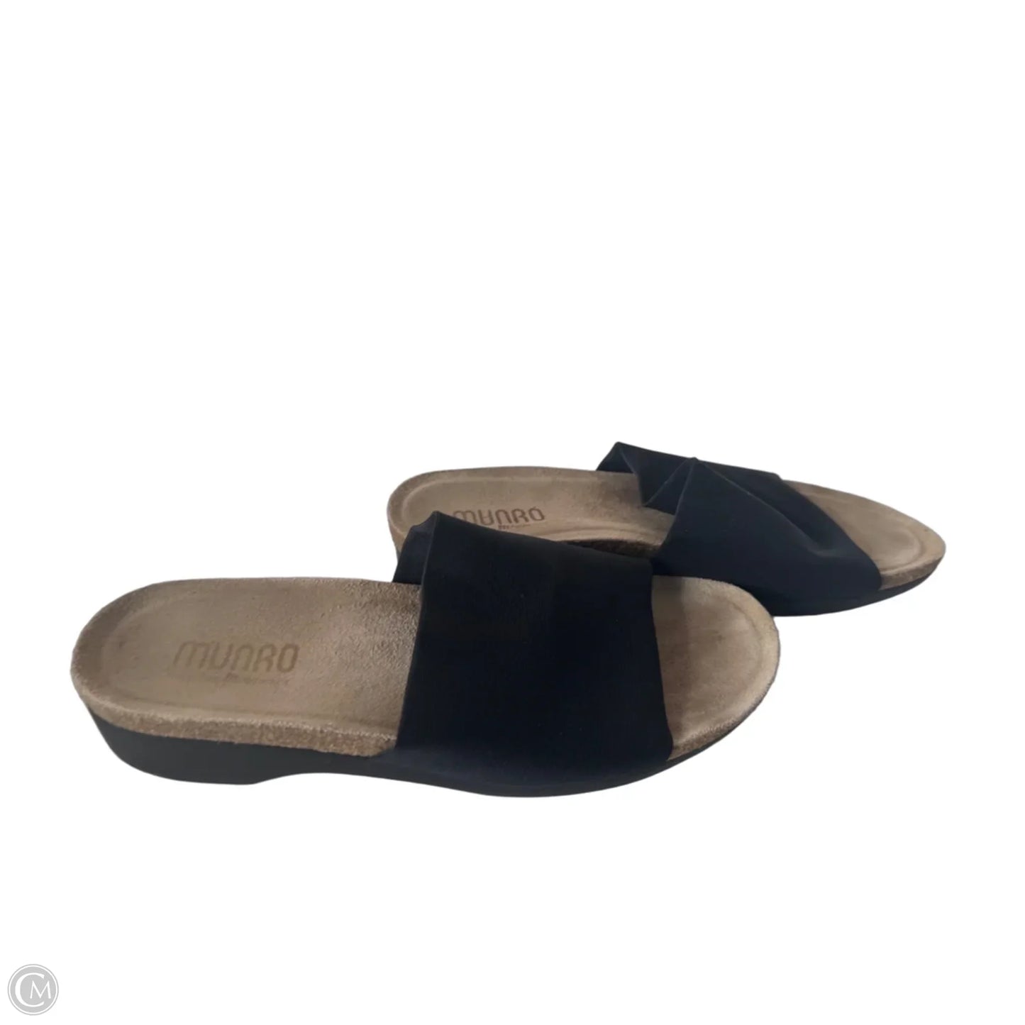 Sandals Flats By Munro In Black, Size: 8.5