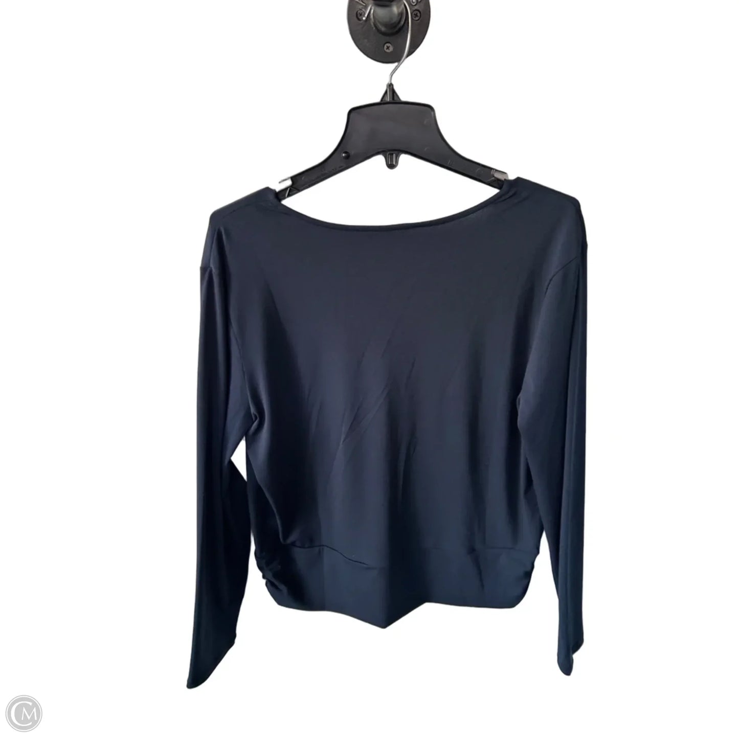 Top Long Sleeve By Banana Republic In Navy, Size: Xl