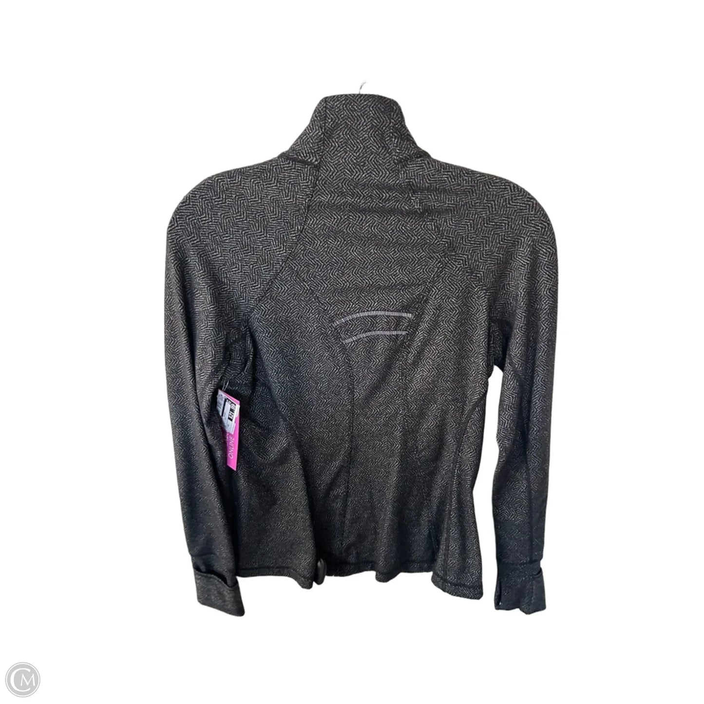 Athletic Jacket By Athleta In Black & Grey, Size: Xs