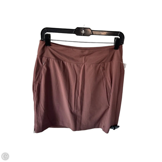 Athletic Skort By Athleta In Brown, Size: 6