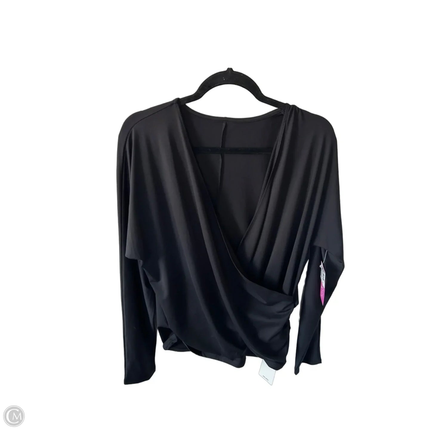 Athletic Top Long Sleeve Crewneck By Halara In Black, Size: Xl