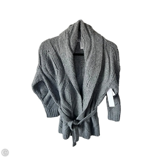 Sweater Cardigan By White House Black Market In Grey, Size: S