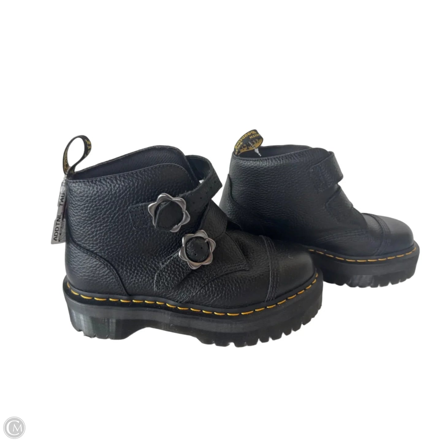 Boots Ankle Flats By Dr Martens In Black, Size: 9