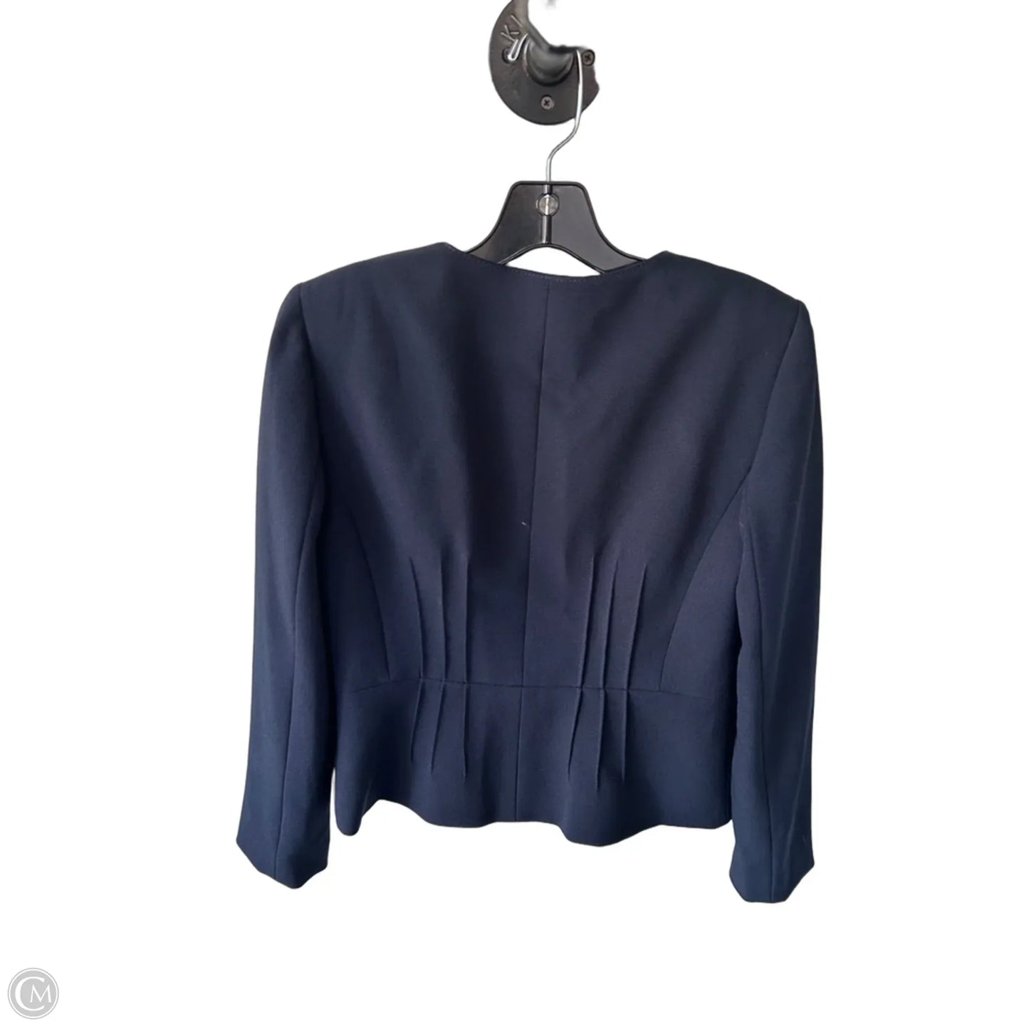 Blazer By Tahari By Arthur Levine In Navy, Size: 4p