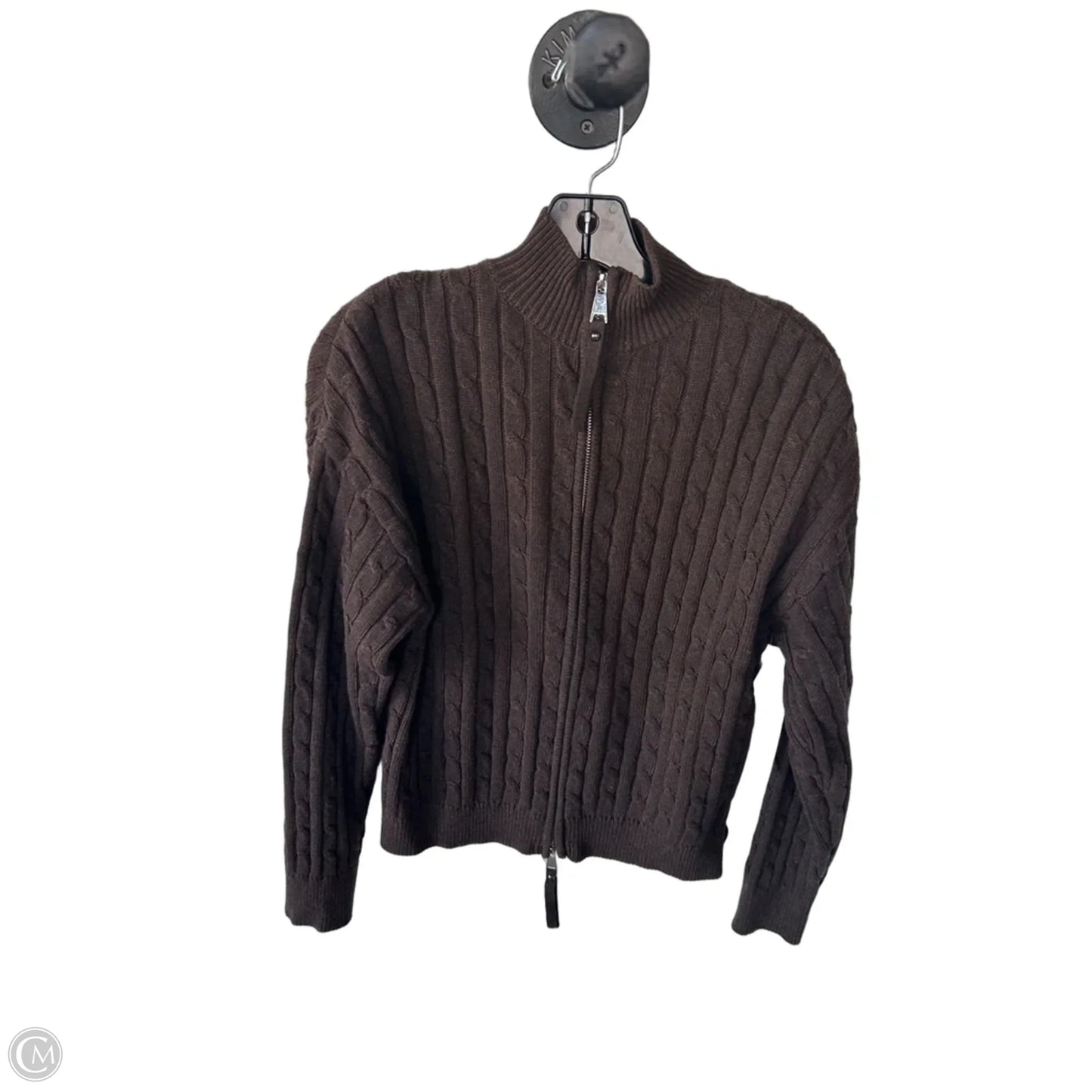 Sweater Cardigan By Cmb In Brown, Size: Xs