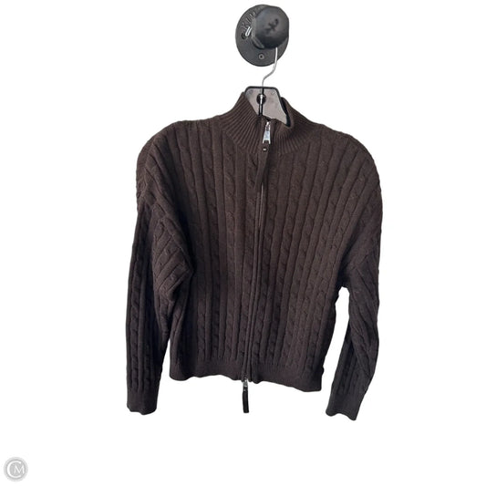 Sweater Cardigan By Cmb In Brown, Size: Xs