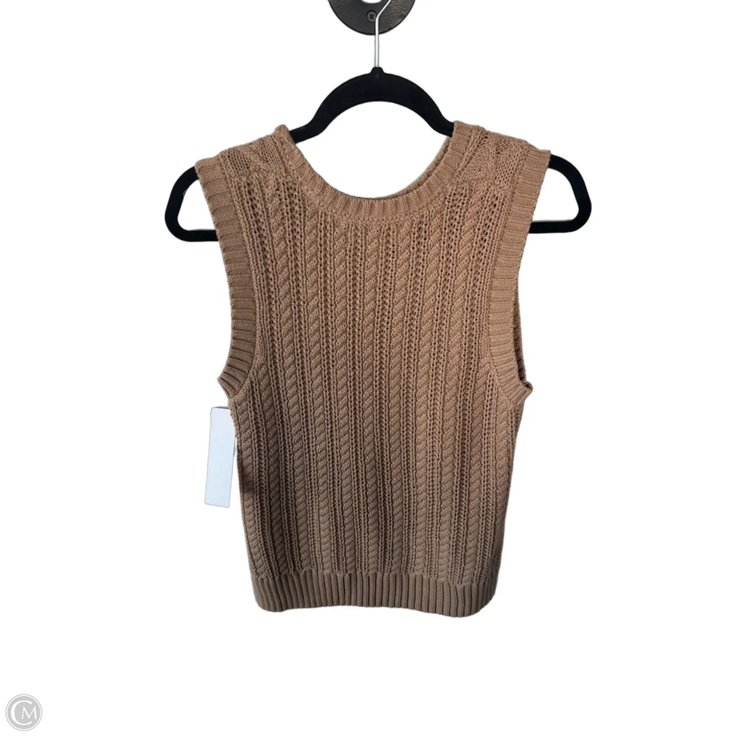 Vest Sweater By Rachel Zoe In Tan, Size: S