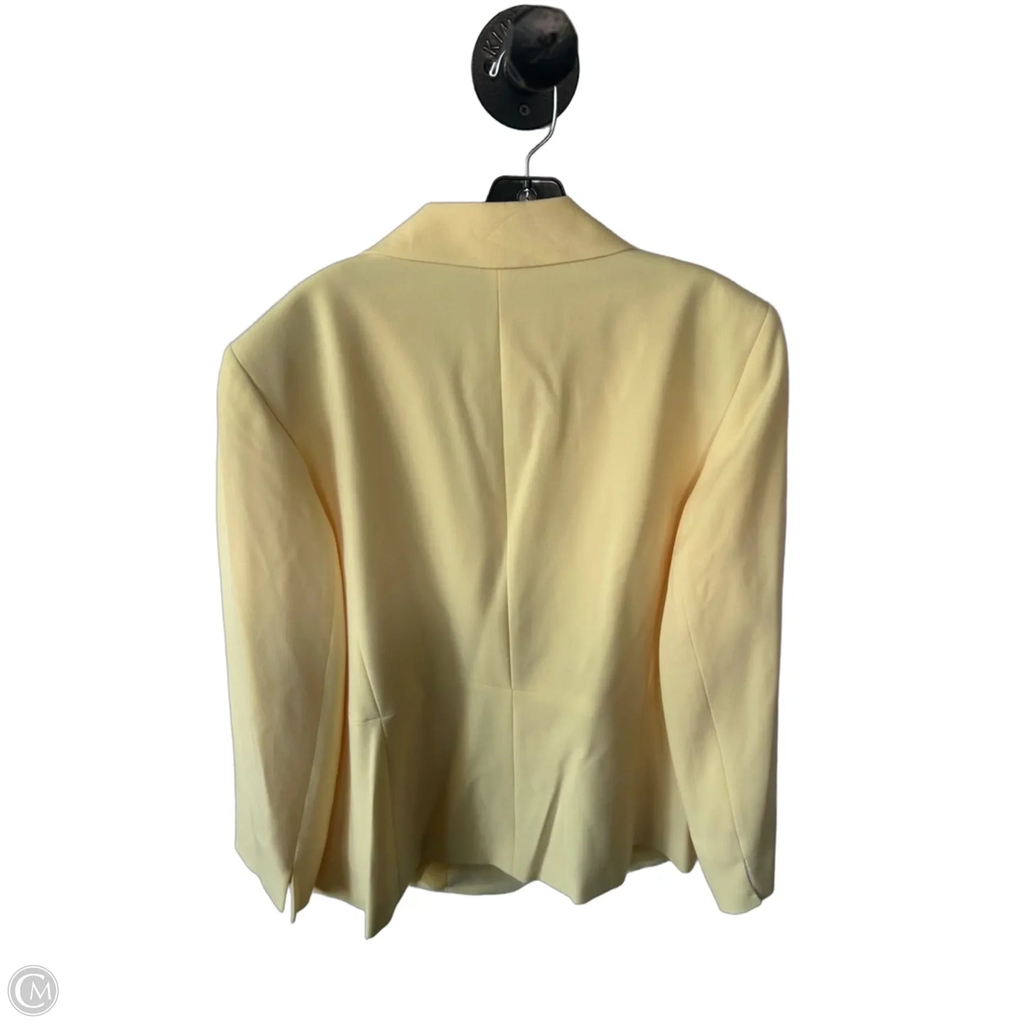 Blazer By Kasper In Yellow, Size: 1x