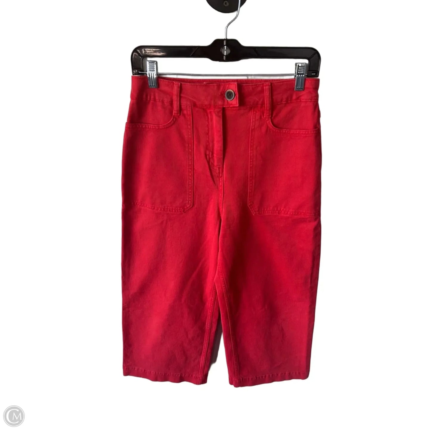Jeans Wide Leg By Boden In Red Denim, Size: 4p