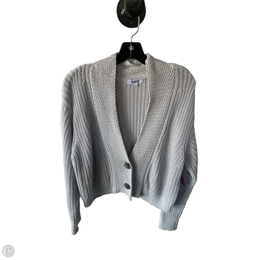 Sweater Cardigan By 525 In Grey, Size: M