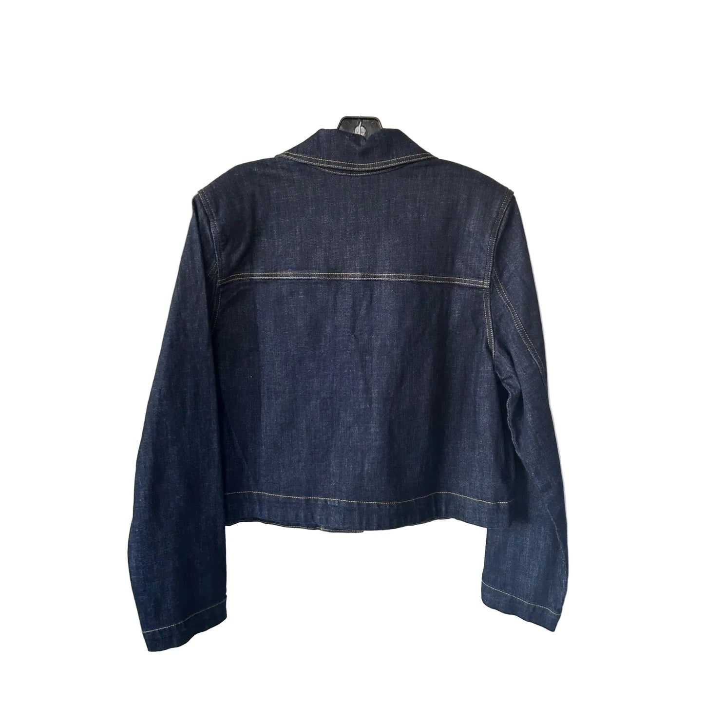 Jacket Denim By Cabi In Blue Denim, Size: L