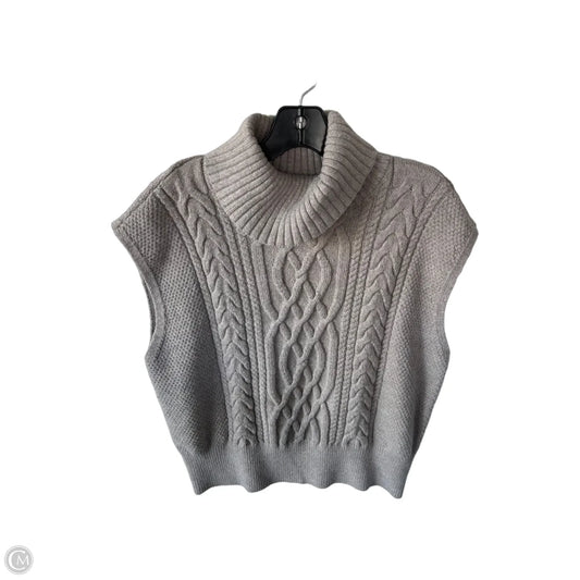 Vest Sweater By Express In Tan, Size: L