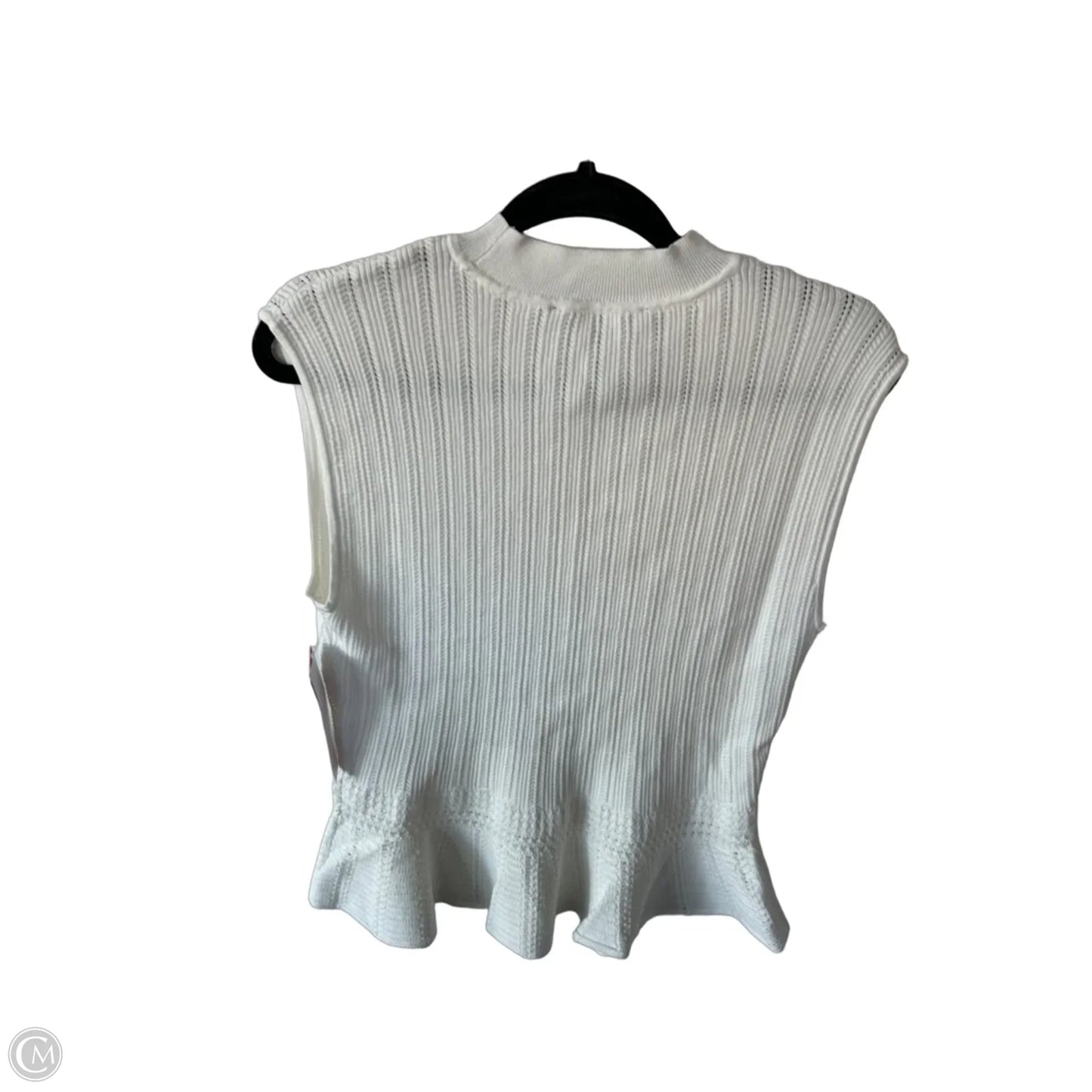 Sweater Short Sleeve By White House Black Market In White, Size: M