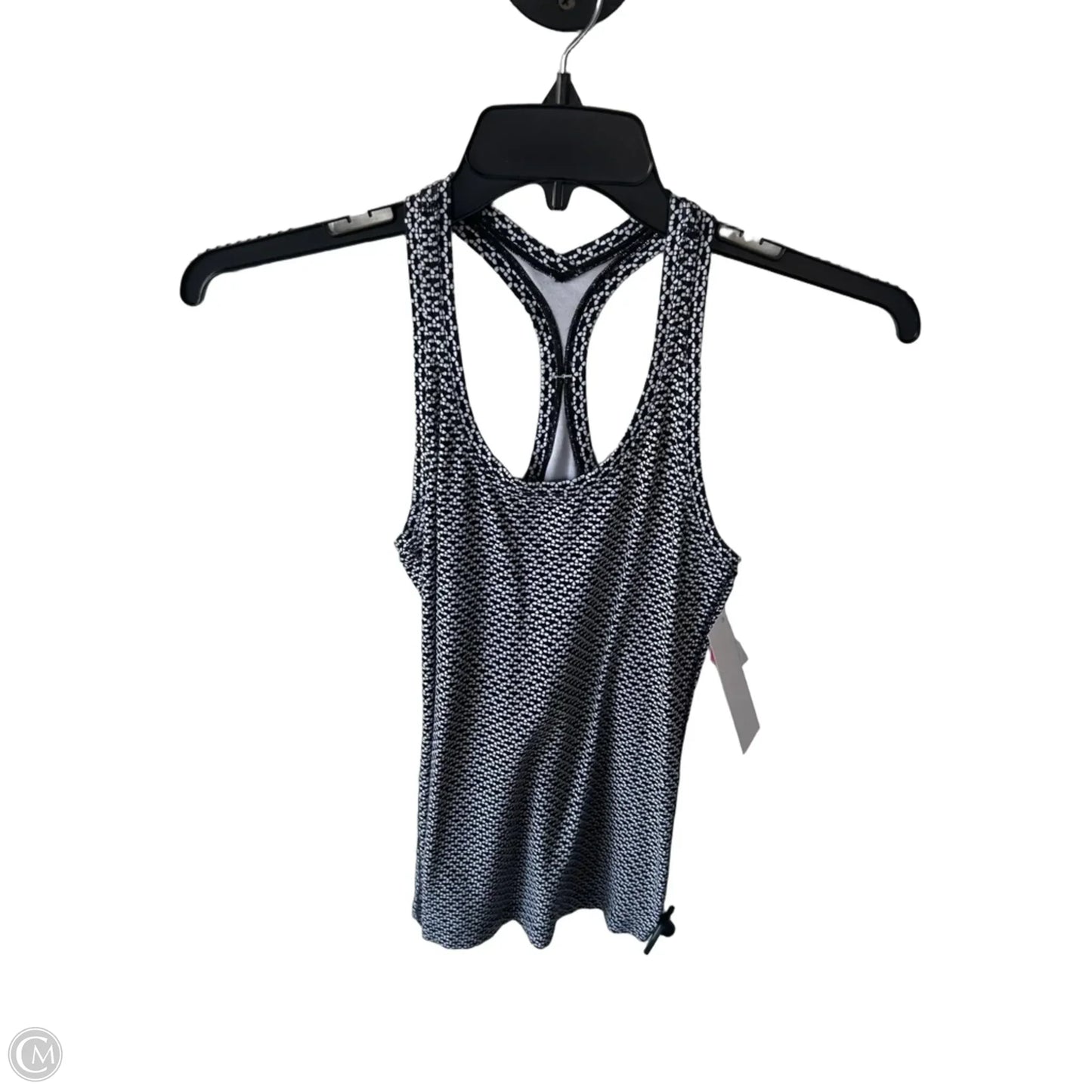 Athletic Tank Top By Lululemon In Black & White, Size: S