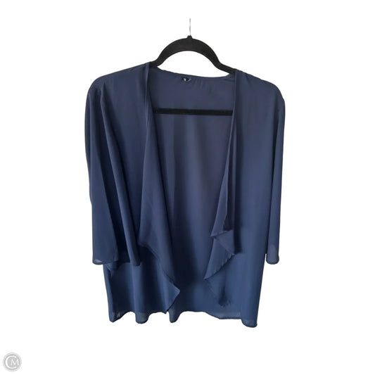 Kimono By Clothes Mentor In Blue, Size: M