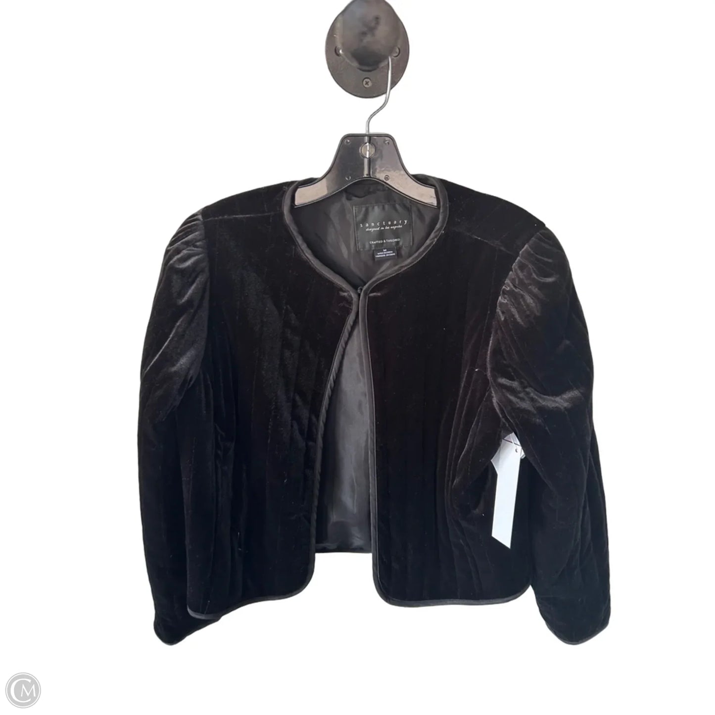 Jacket Puffer & Quilted By Sanctuary In Black, Size: M