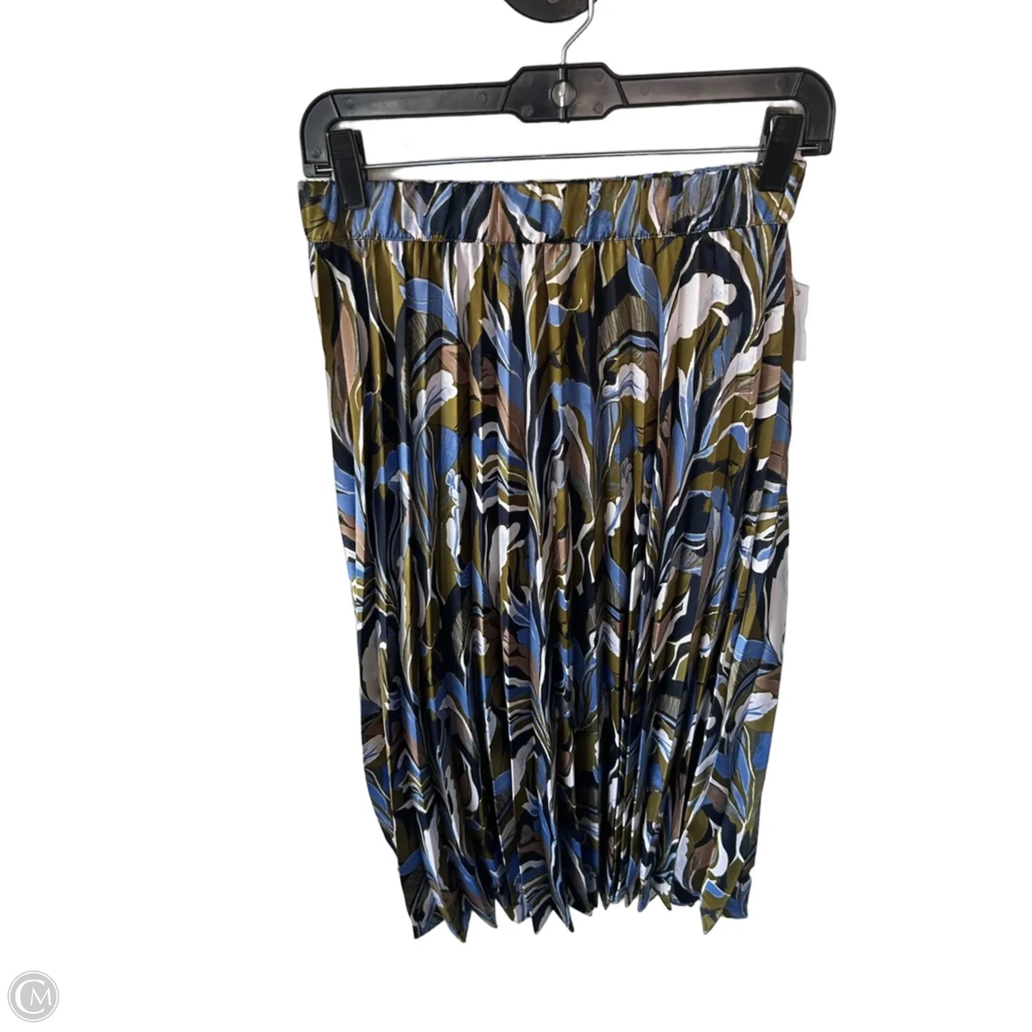 Skirt Midi By Adrianna Papell In Blue & Green, Size: 4