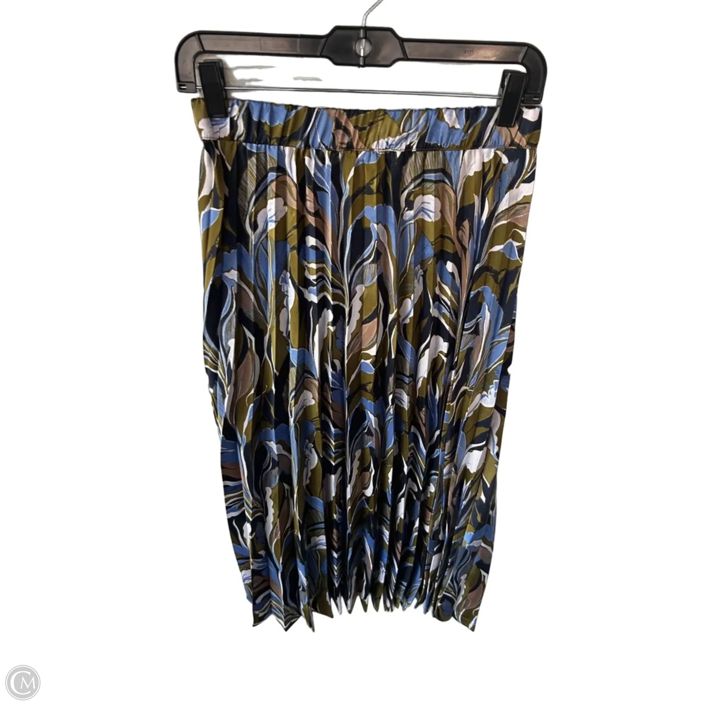 Skirt Midi By Adrianna Papell In Blue & Green, Size: 4