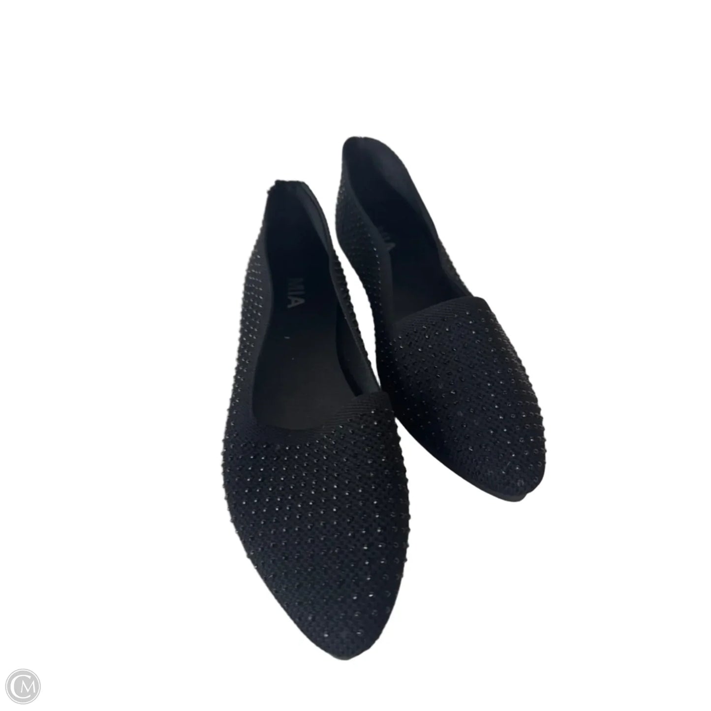 Shoes Flats By Mia In Black, Size: 9