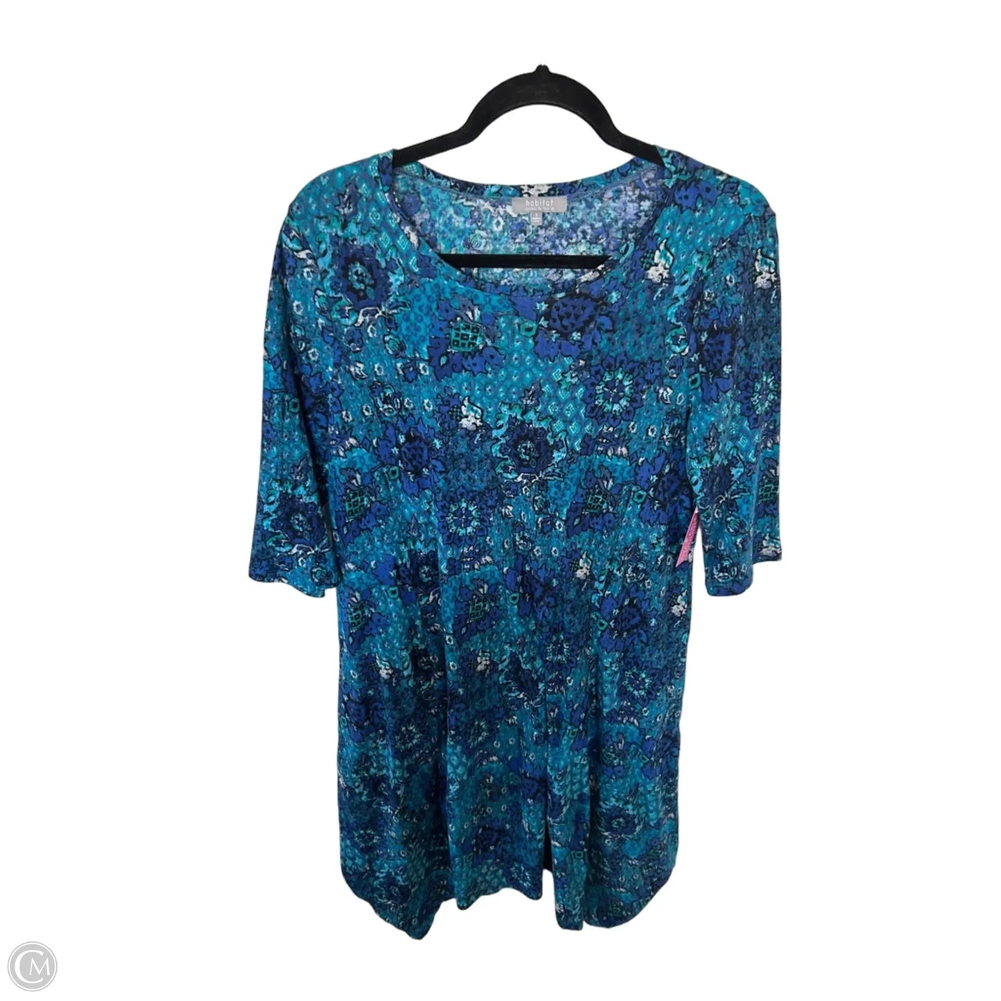 Dress Casual Midi By Habitat In Blue, Size: S