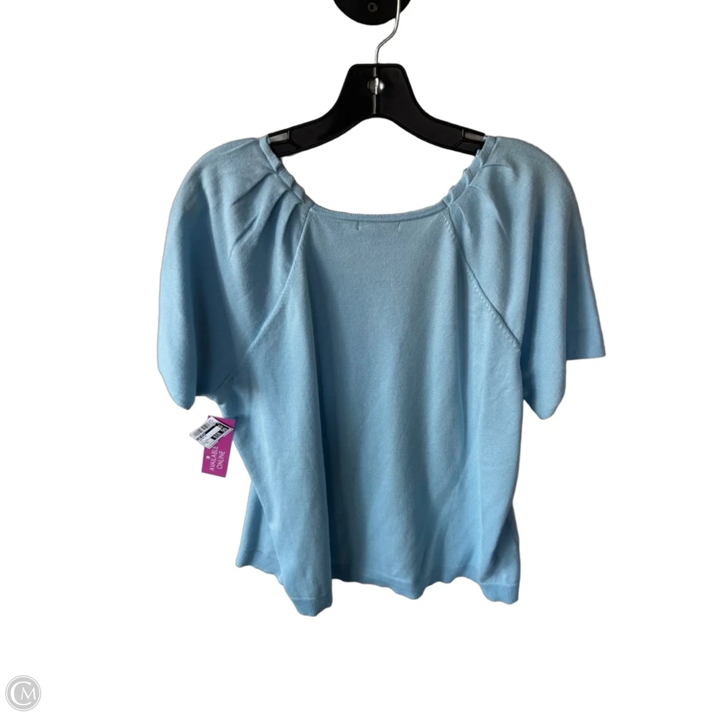 Sweater Short Sleeve By Lane Bryant In Blue, Size: Xl