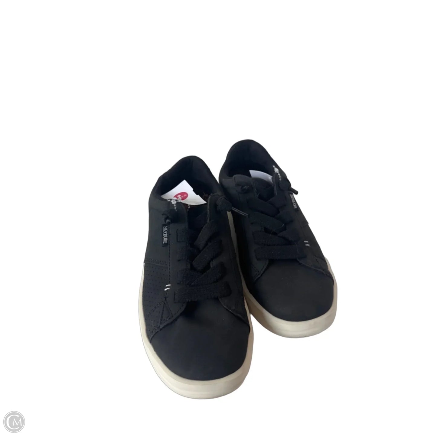 Shoes Sneakers By Hey Dude In Black, Size: 9