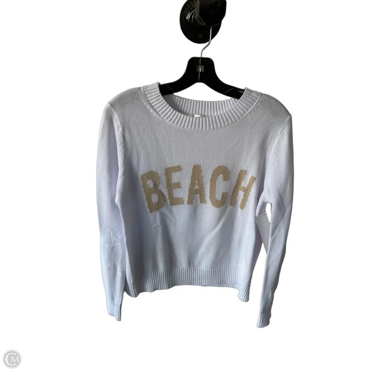 Sweater By Dylan In White, Size: S