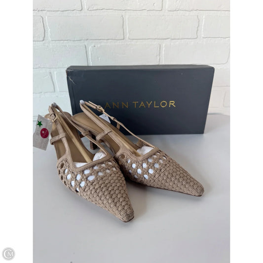 Shoes Heels Stiletto By Ann Taylor In Taupe, Size: 8.5
