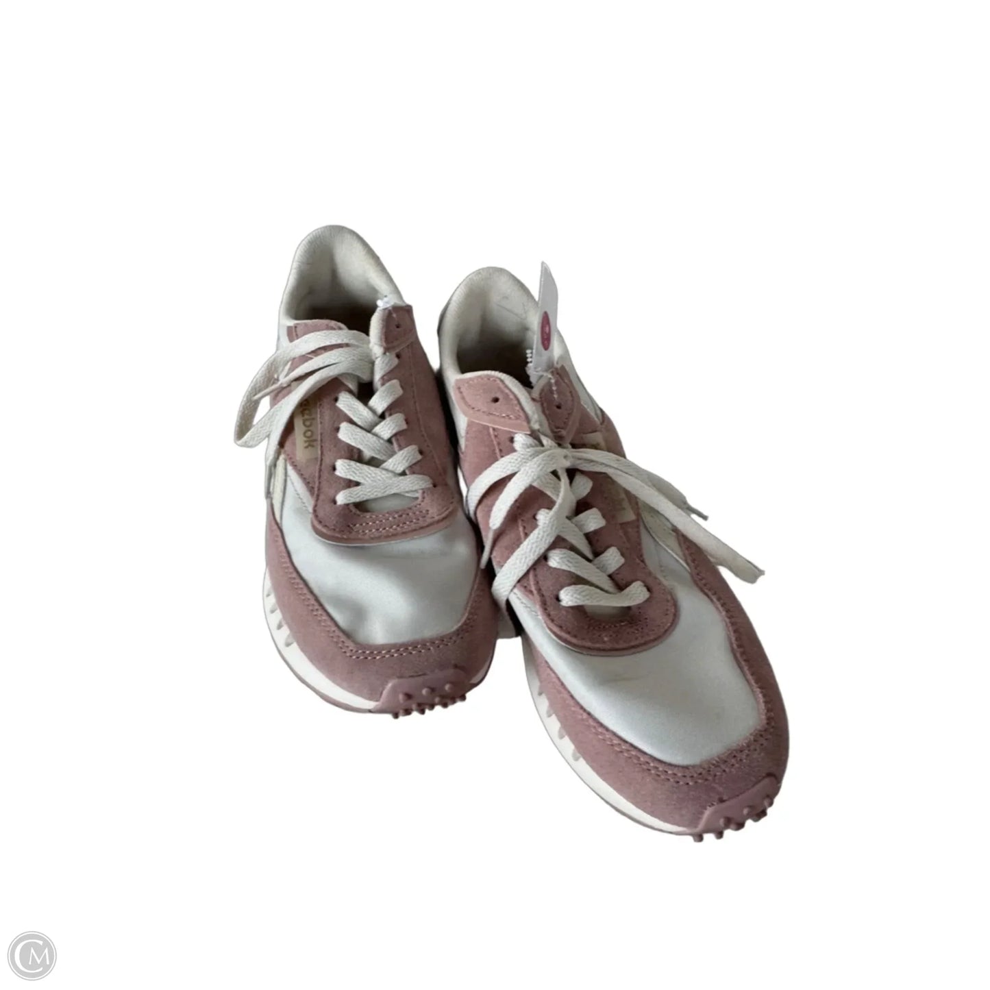 Shoes Athletic By Reebok In Cream & Pink, Size: 8.5