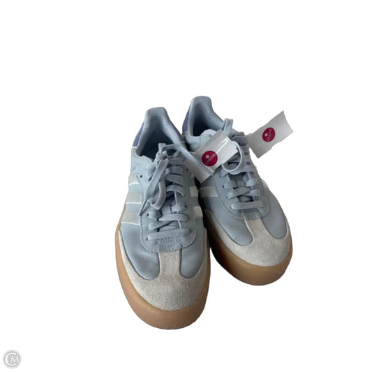 Shoes Sneakers Platform By Adidas In Blue & White, Size: 8