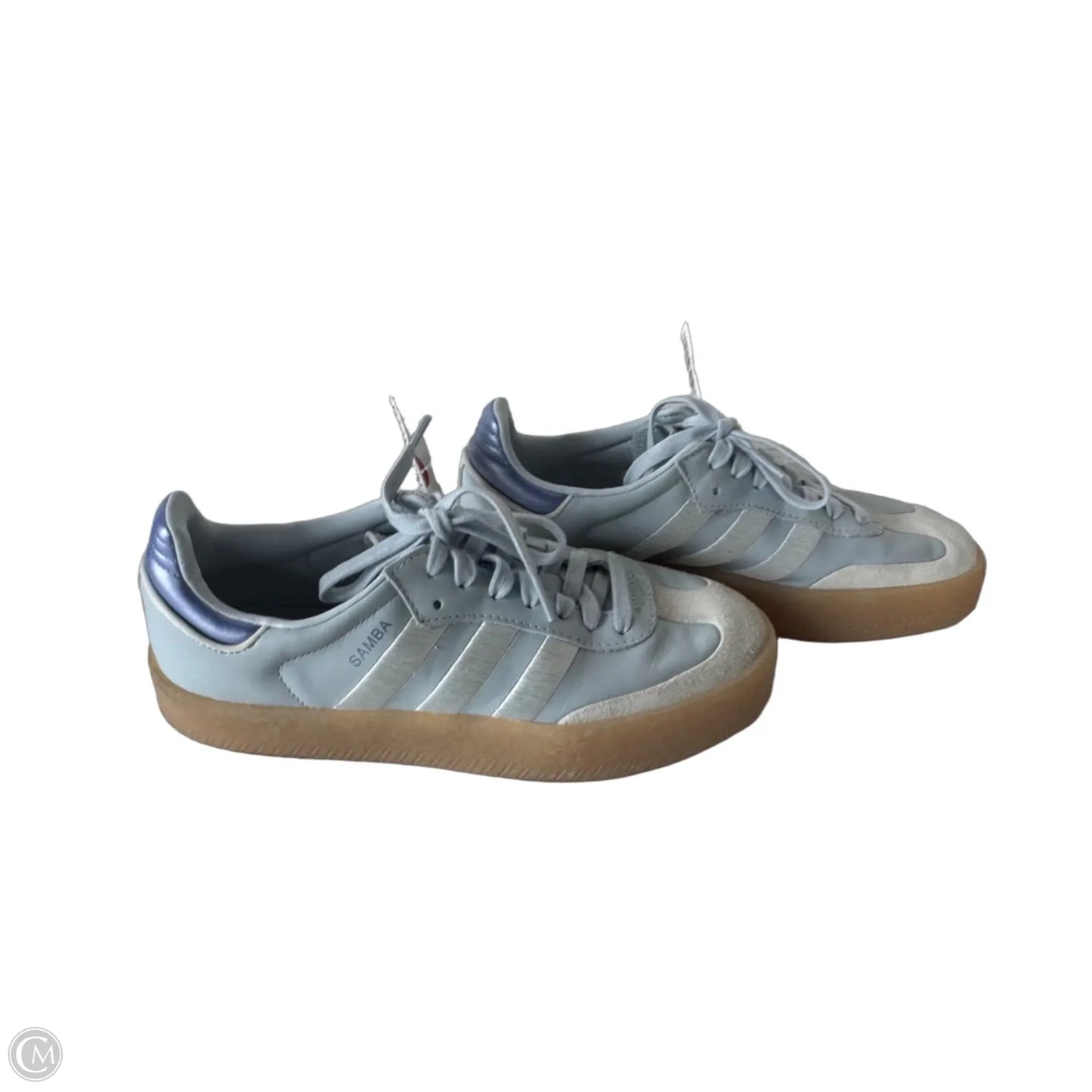 Shoes Sneakers Platform By Adidas In Blue & White, Size: 8