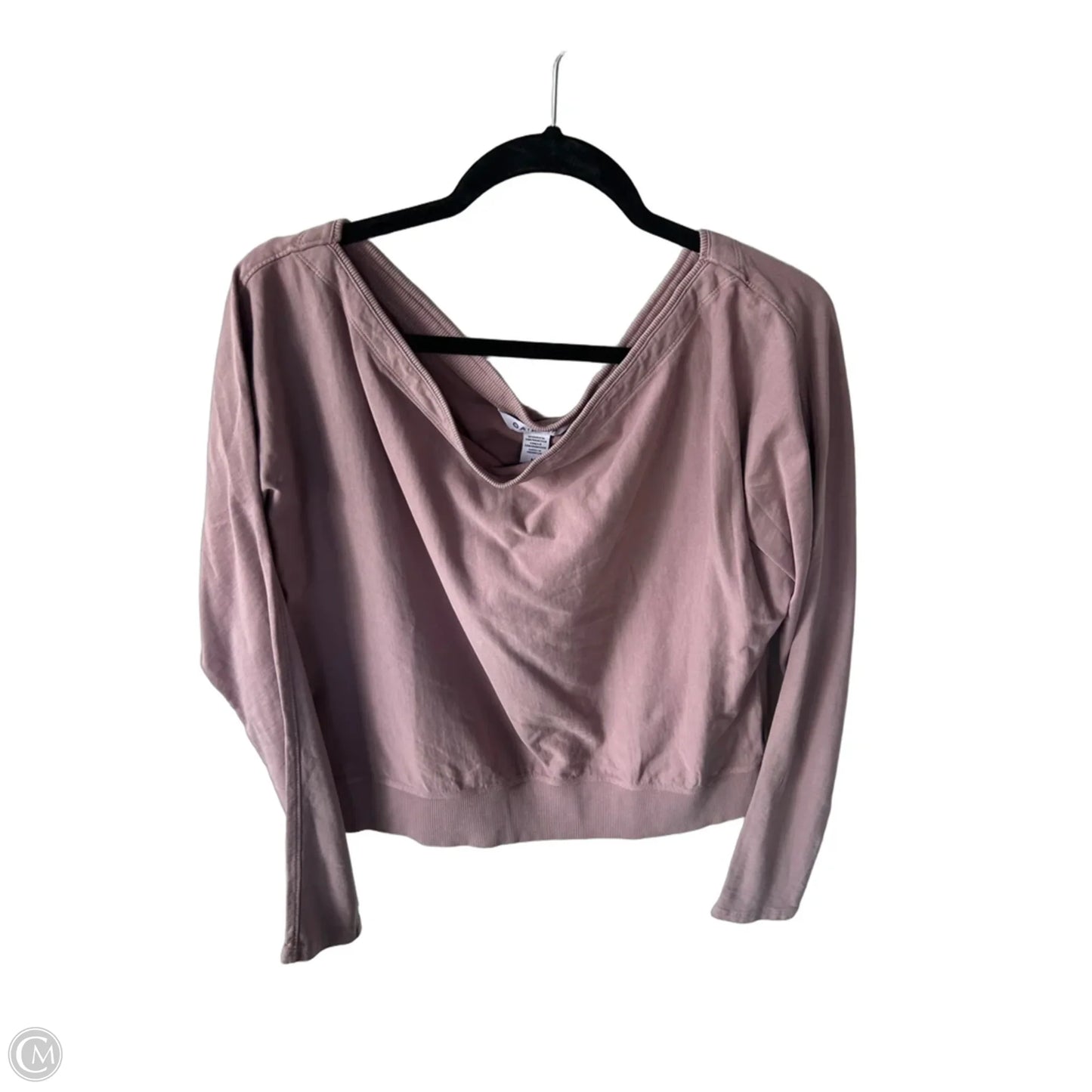 Athletic Top Long Sleeve Crewneck By Athleta In Purple, Size: M