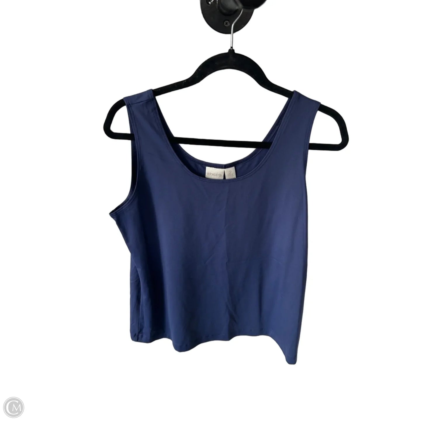 Top Sleeveless Basic By Chicos In Blue, Size: L