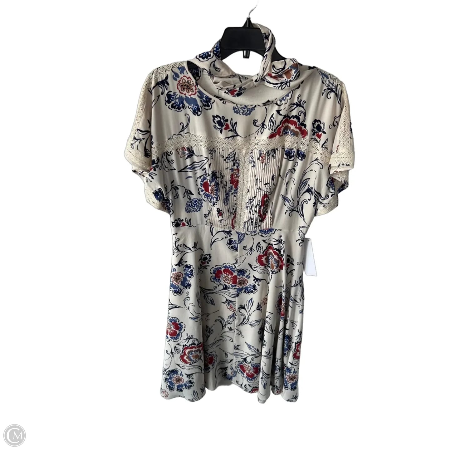 Dress Casual Midi By Ann Taylor In Cream, Size: S