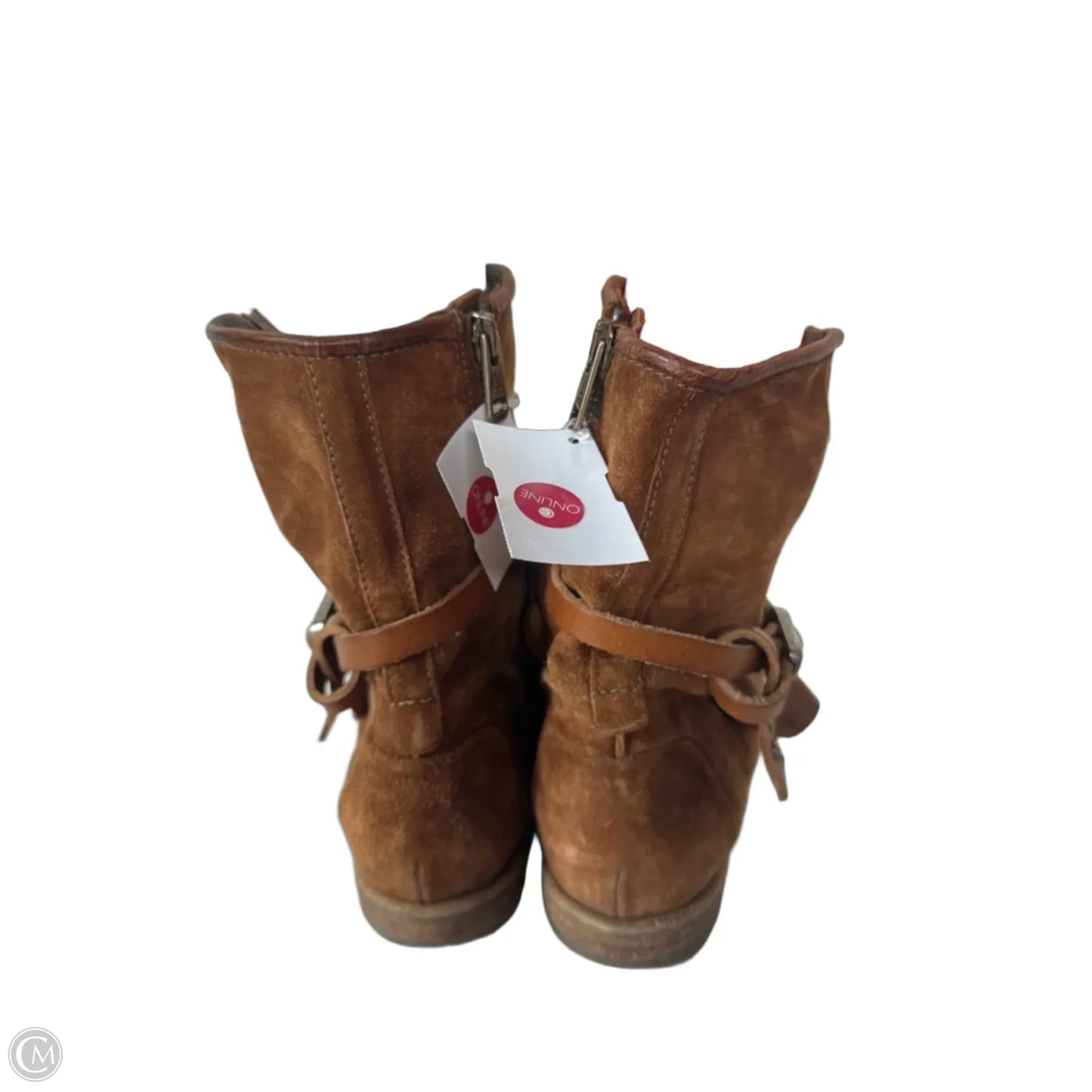 Boots Mid-calf Flats By AS98 In Brown, Size: 8.5