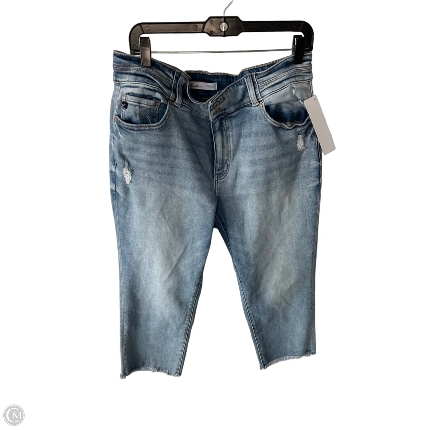 Jeans Straight By Kancan In Blue Denim, Size: 16