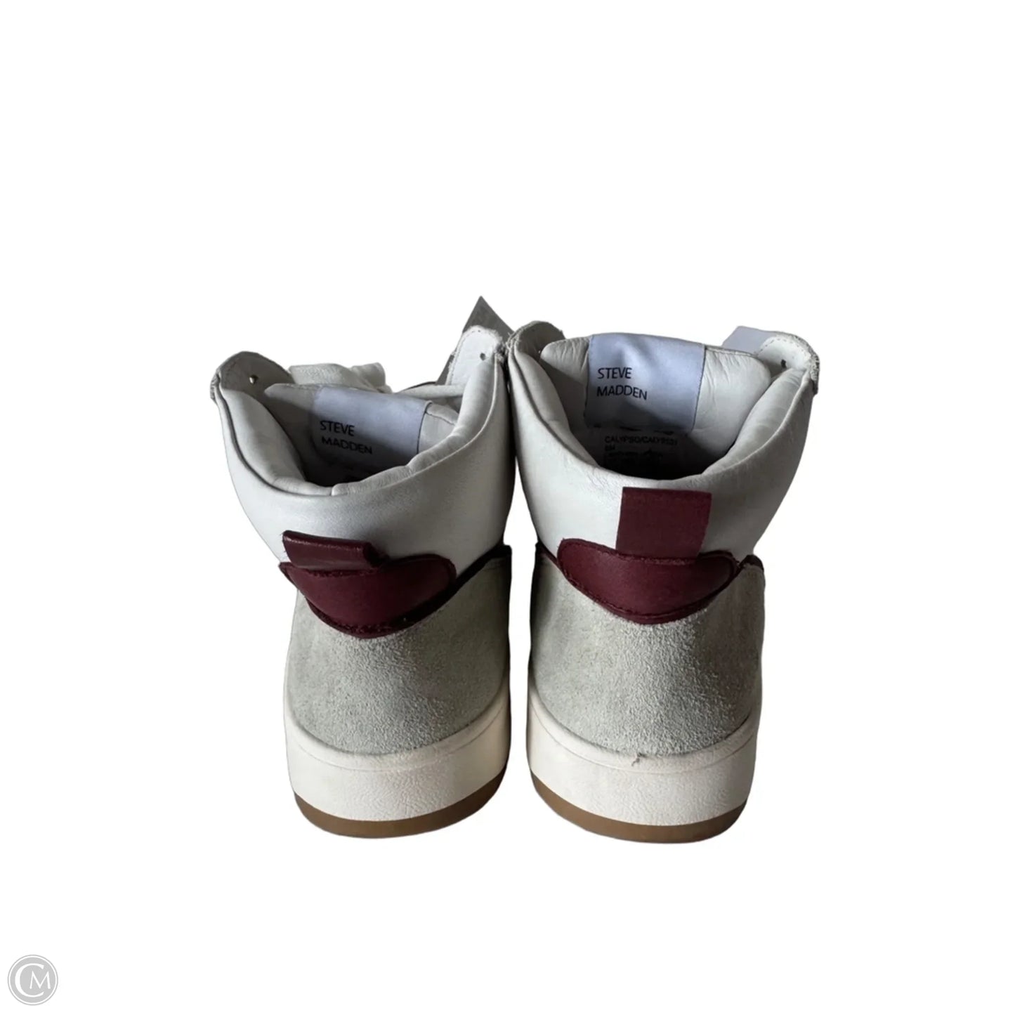 Shoes Sneakers By Steve Madden In Red & White, Size: 8