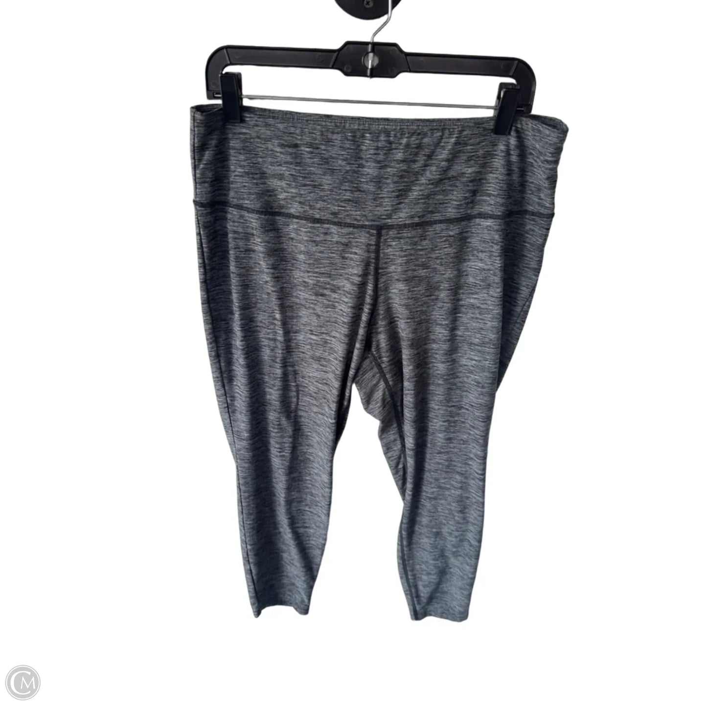 Athletic Leggings By New Balance In Grey, Size: 16