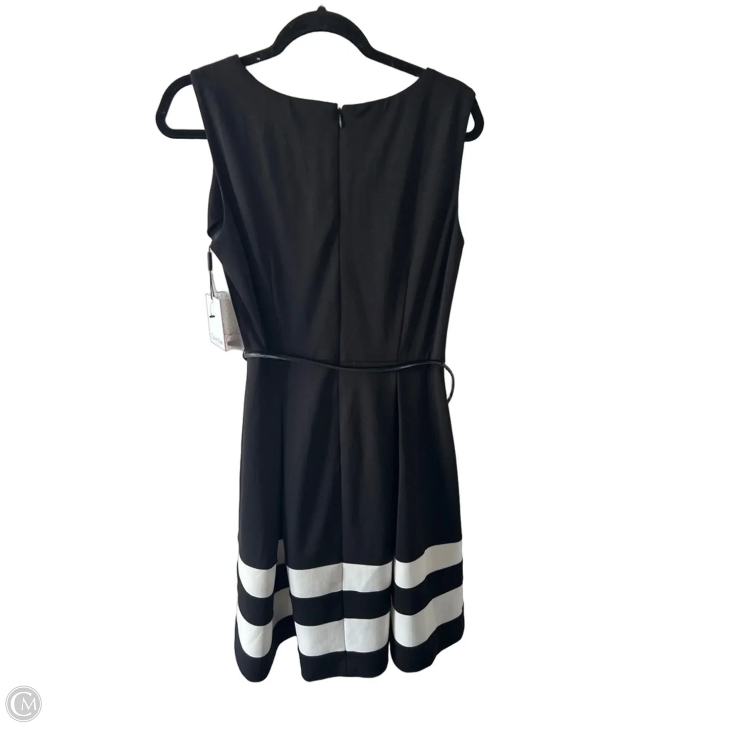 Dress Work By Calvin Klein In Black & White, Size: M