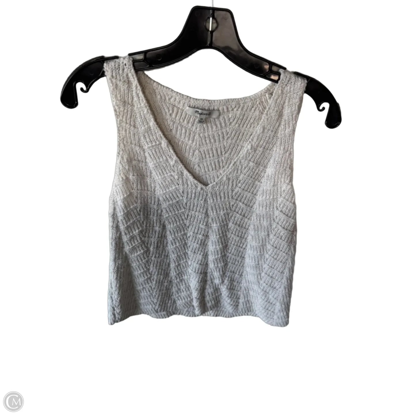 Vest Sweater By Madewell In Cream, Size: Xs