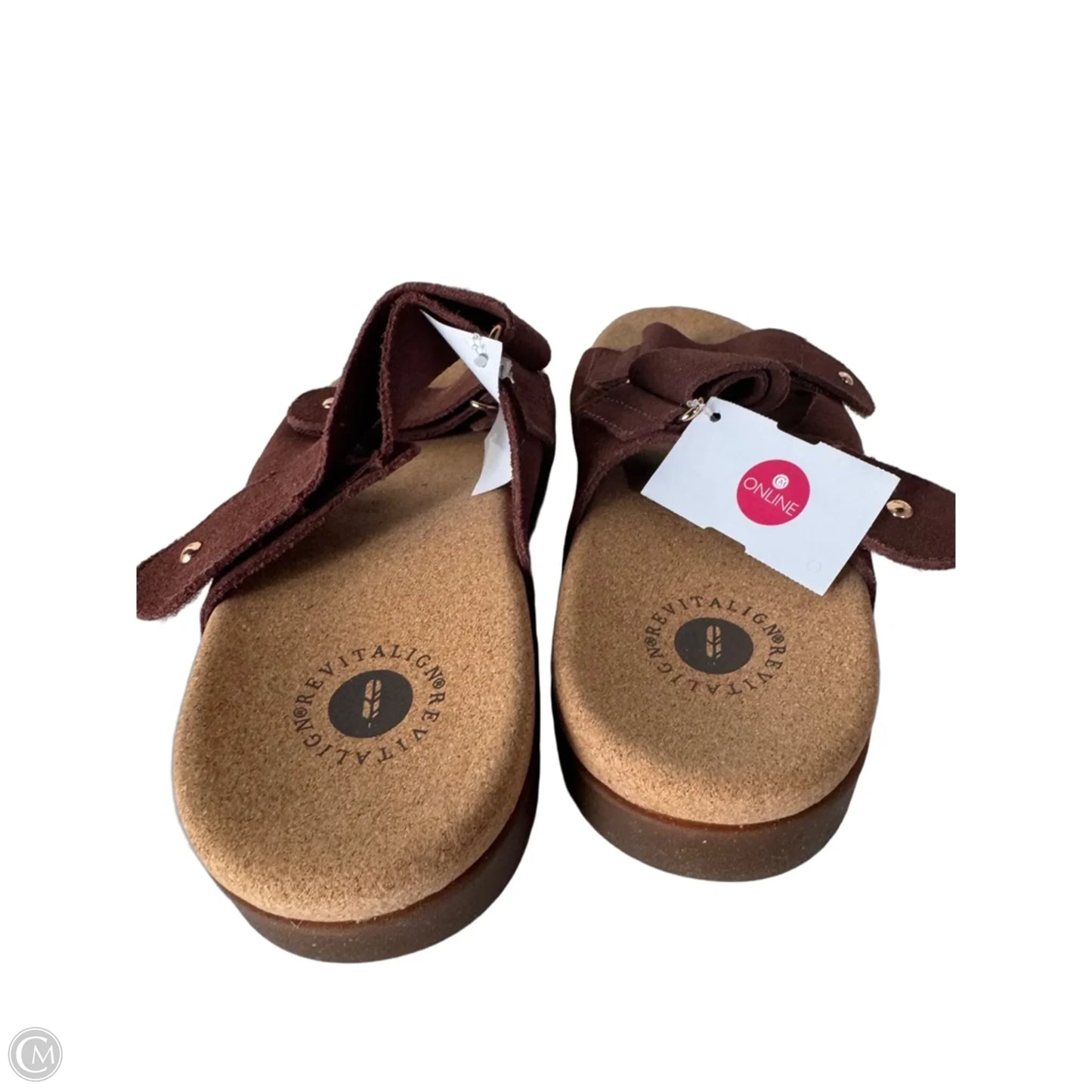 Sandals Flats By Revitalign In Brown, Size: 8