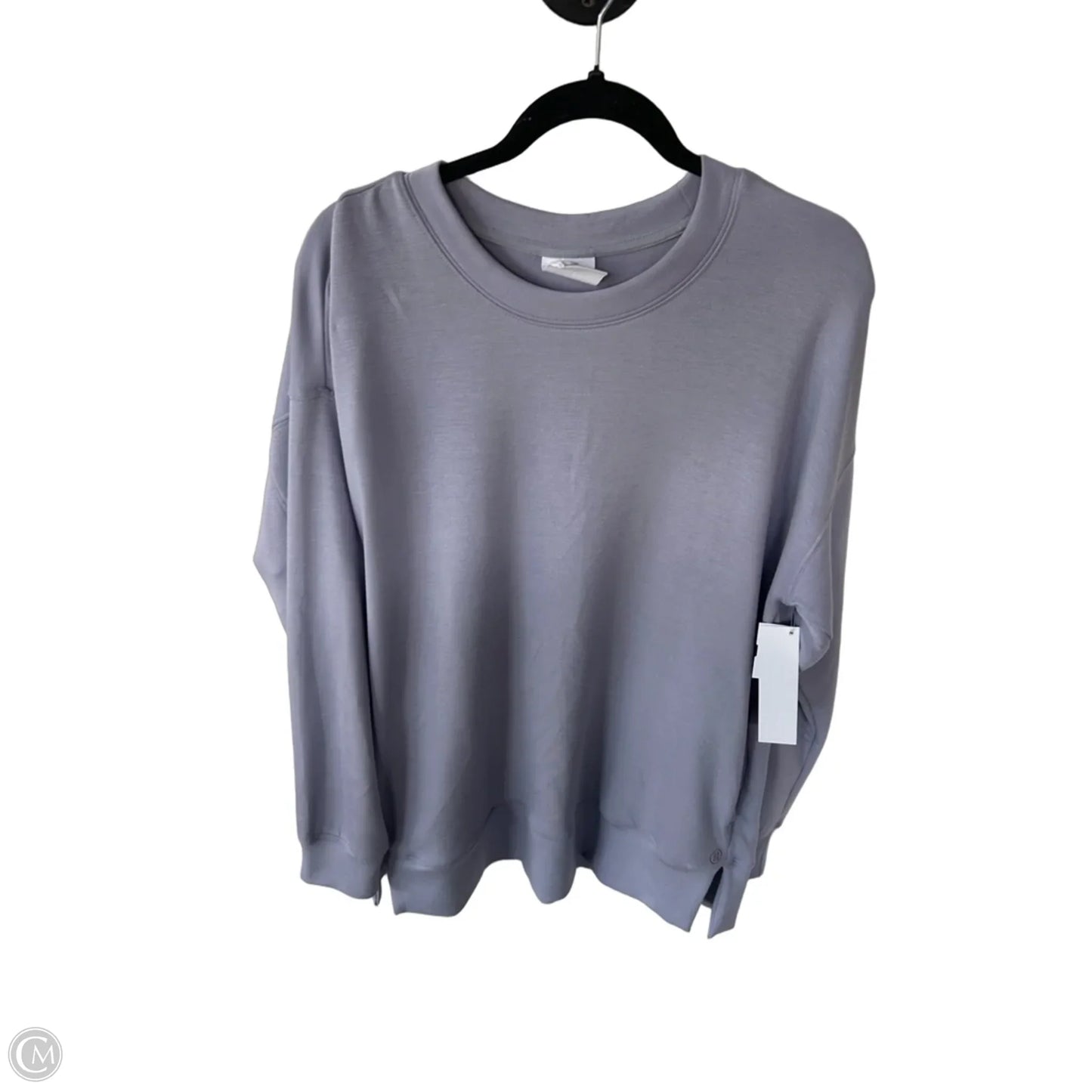 Sweatshirt Crewneck By Sage In Purple, Size: L