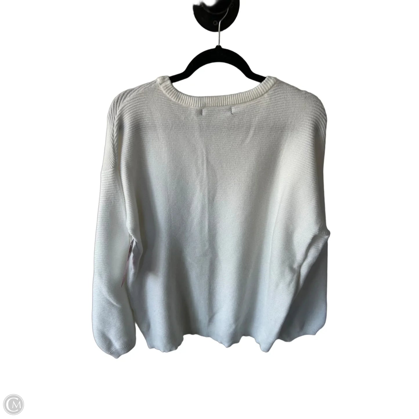 Sweater By Zesica In White, Size: L