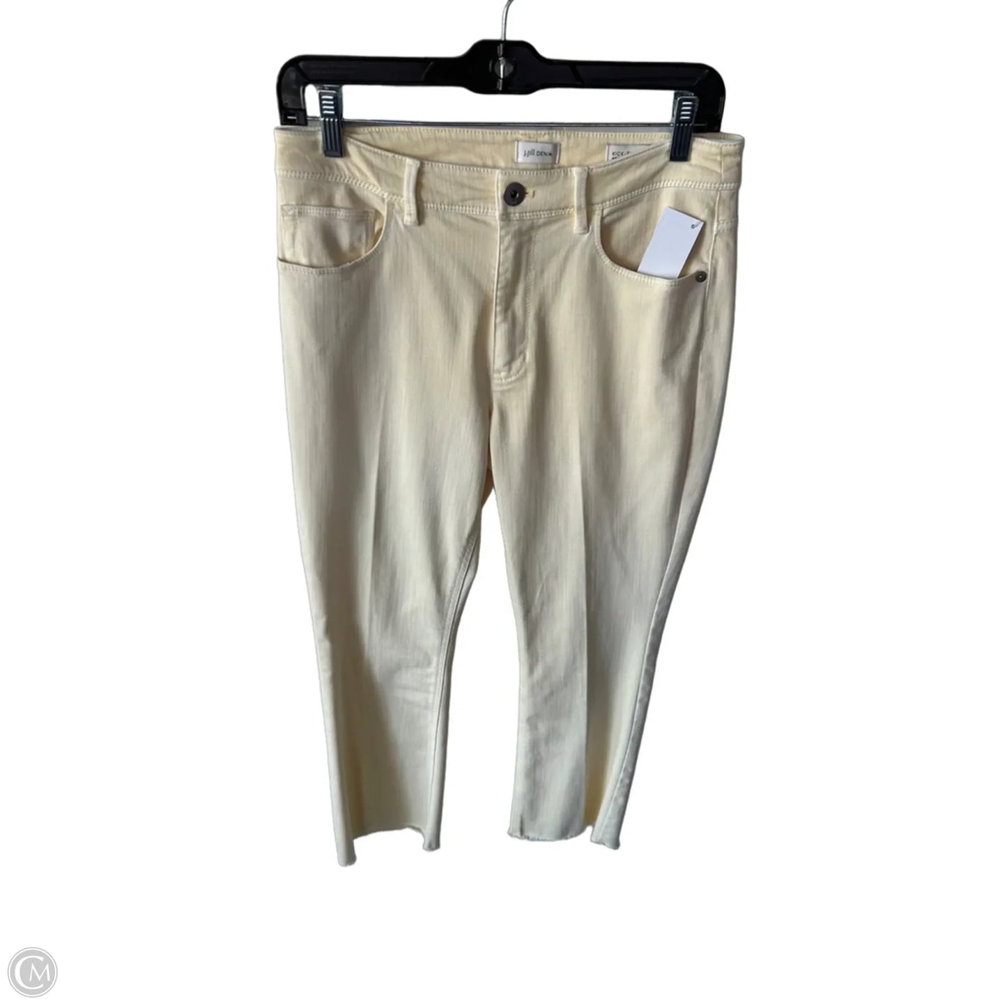 Jeans Straight By J. Jill In Yellow, Size: 6