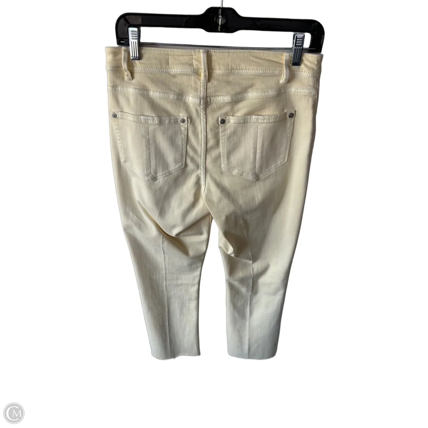 Jeans Straight By J. Jill In Yellow, Size: 6