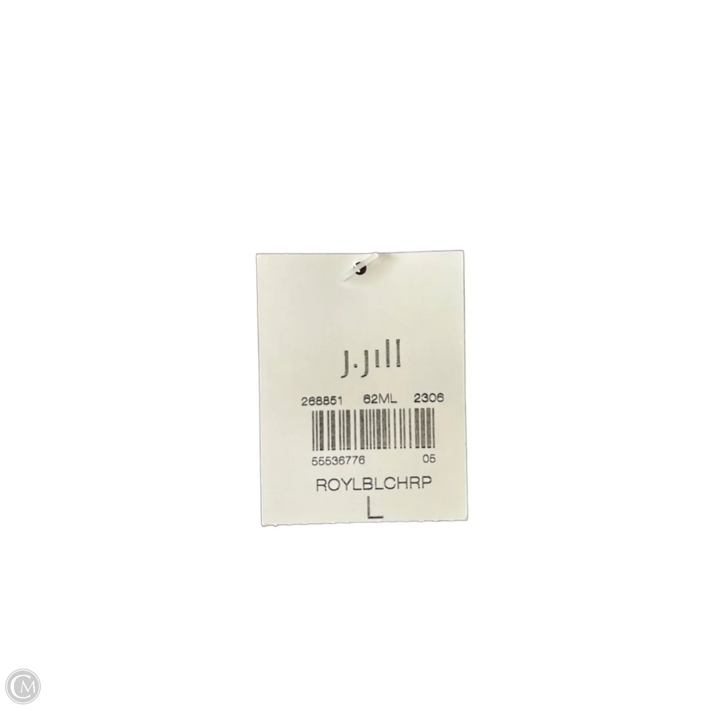 Dress Casual Midi By J. Jill In Blue & White, Size: L