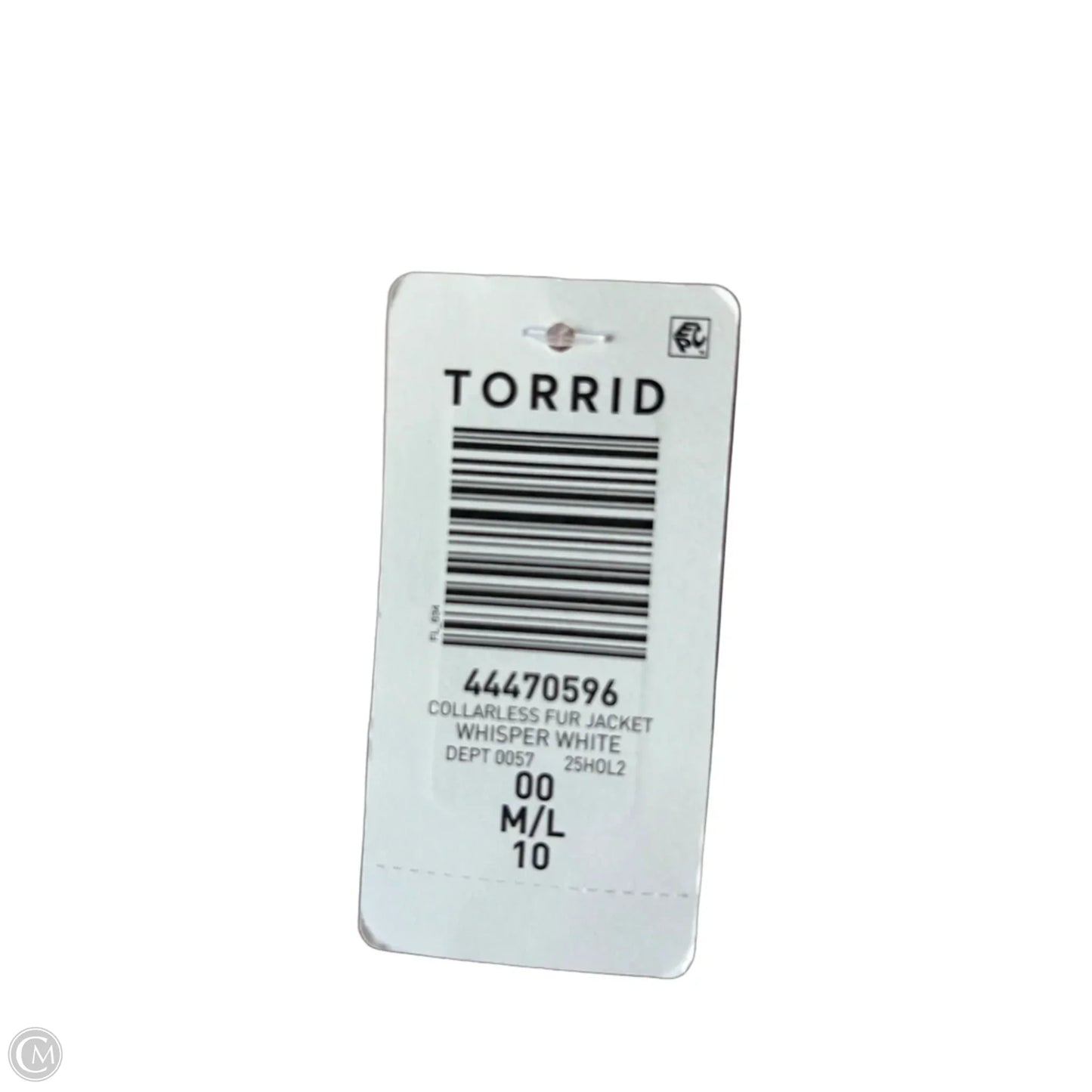 Jacket Faux Fur & Sherpa By Torrid In Cream, Size: M